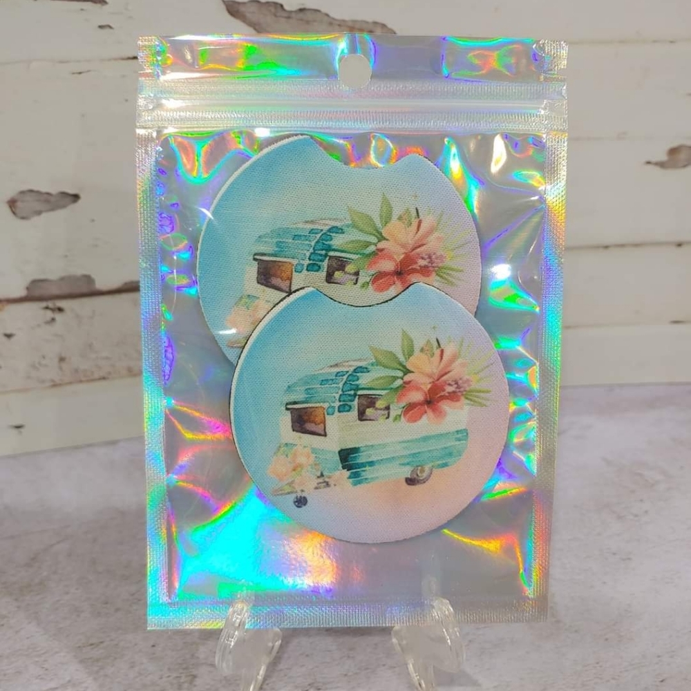 Neoprene Car Coaster Set